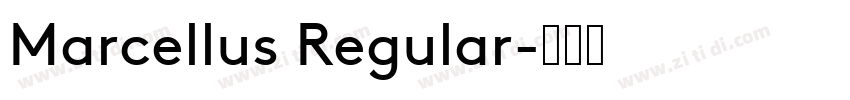 Marcellus Regular字体转换